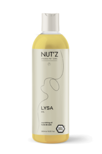 Huile de massage - salon de toilettage patte blanche
