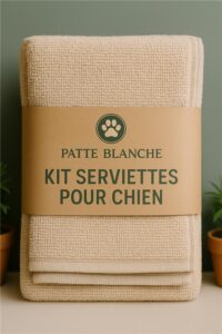 kit-de-serviettes-pour-chien-patte-blanche