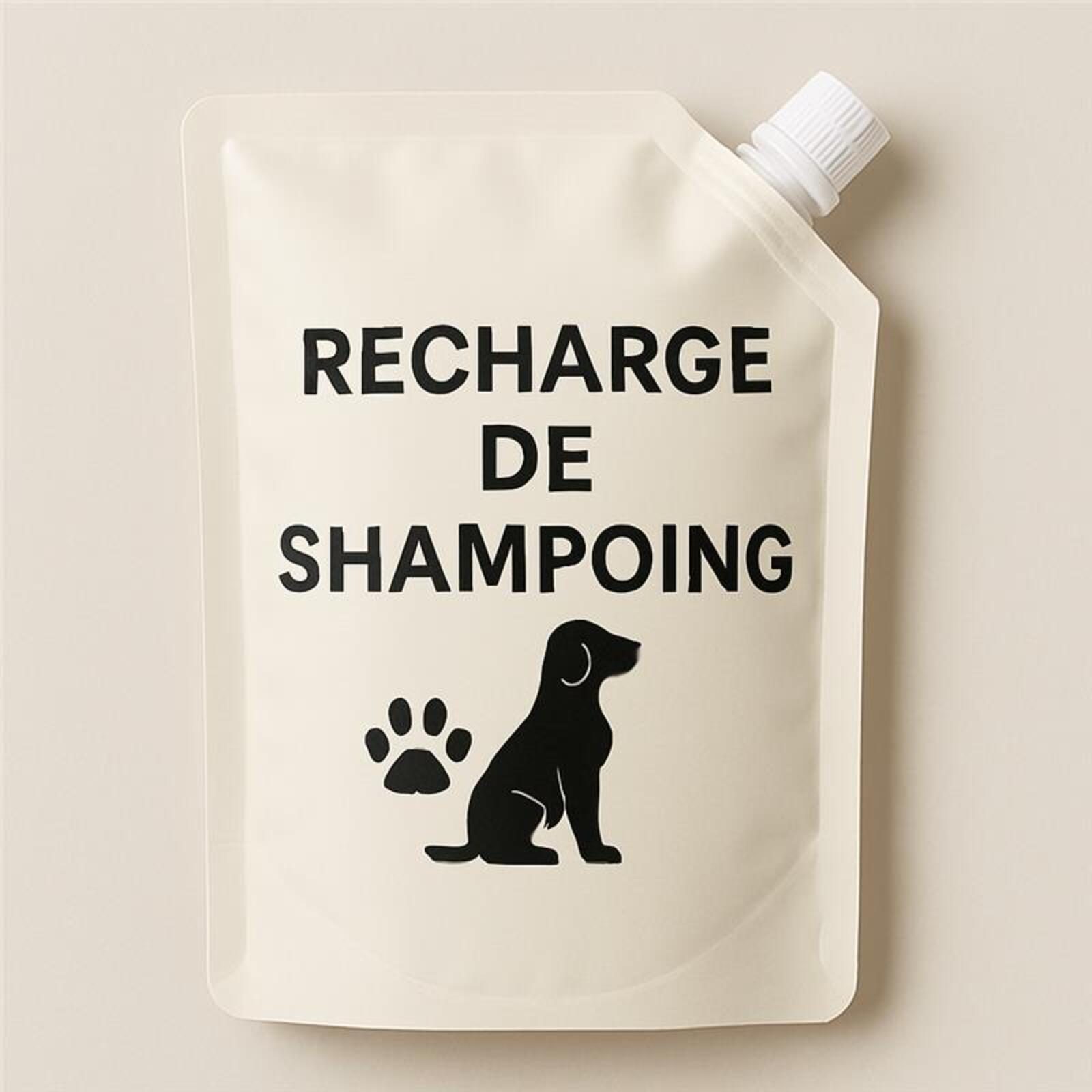 recharge shampoing bio chien-produit naturel-Patte Blanche-écologique-boutique en ligne-toilettage écoresponsable-Lyon-soins chiens zéro déchet